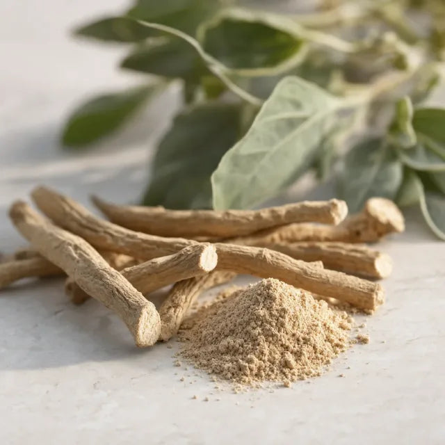 Ashwagandha (Withania somnifera) - racine séchée et poudre